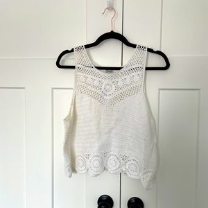 White knit tank - Kismet